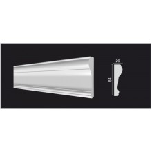 DECOR-DIZAYN  147А МОЛДИНГ дюрополимер 84х26х2000мм